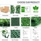 12PCS Artificial Boxwood Flowers Wall Hedge Mat Plant Panels Grass Fence